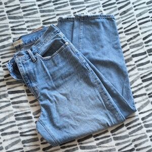 Madewell Baggy Tapered Classic Blue Denim Jeans Size 29